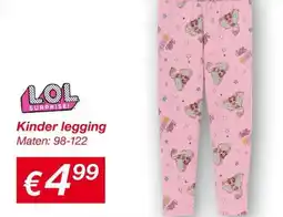 Kik Kinder legging aanbieding