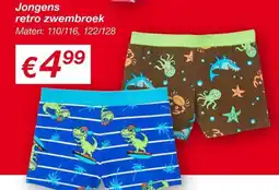 Kik Jongens retro zwembroek aanbieding
