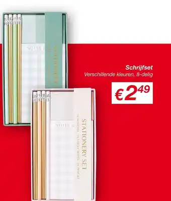 Kik Schrijfset aanbieding