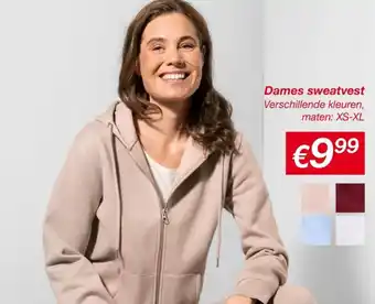 Kik Dames sweatvest aanbieding