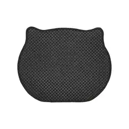 Van Cranenbroek Mat kattembak Matz zwart 50x40cm aanbieding