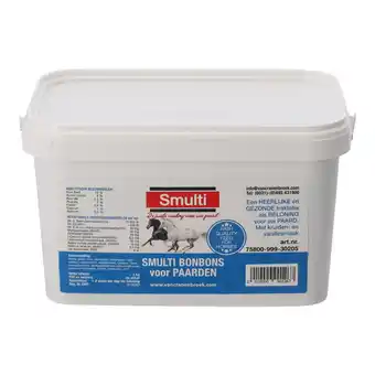 Van Cranenbroek Paardensnoep 2kg Smulti aanbieding