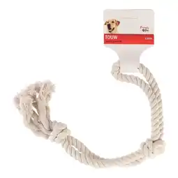 Van Cranenbroek Touw hond wit halter 2 knoop FP aanbieding