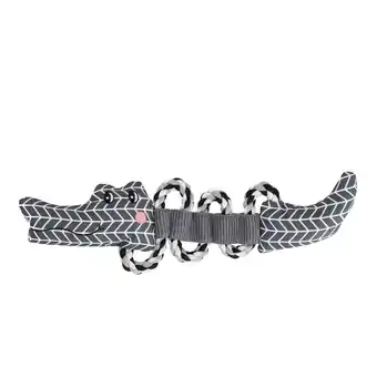 Van Cranenbroek Hondenspeelgoed Jokko krokodil grijs 44cm FP aanbieding