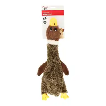 Van Cranenbroek Hondenspeelgoed Inez eend bruin 19x47x3,5cm FP aanbieding