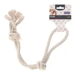 Van Cranenbroek Touw hond kleur halter 2 knoop FP aanbieding