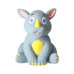 Van Cranenbroek Hondenspeelgoed latex neushoorn 9cm aanbieding