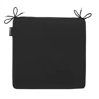 Van Cranenbroek Panama black zitkussen uni 40x40 aanbieding