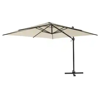 Van Cranenbroek Zweefparasol roma 3x3m zand aanbieding