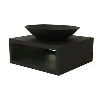 Van Cranenbroek Vuurschaal+basis Hamari 49cm zwart aanbieding