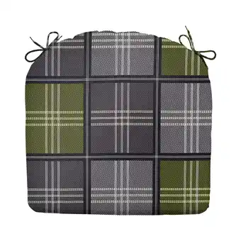 Van Cranenbroek Patchy olive zitkussen 46x48 aanbieding