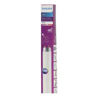 Van Cranenbroek Lamp LED T8 603 mm 8W wh Philips aanbieding