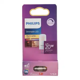 Van Cranenbroek Lamp LED cap 20W G4 12V dim Philips aanbieding