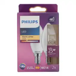 Van Cranenbroek Lamp LED kaars 25W E14 duo Philips aanbieding