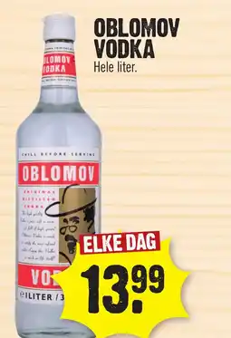 Super Dirck 3 Oblomov vodka aanbieding