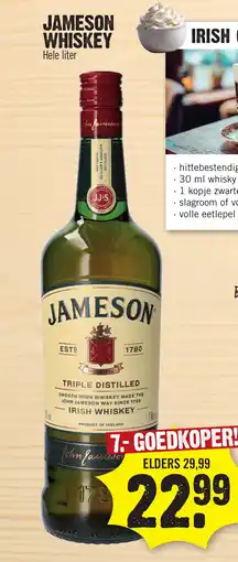 Super Dirck 3 Jameson whiskey aanbieding