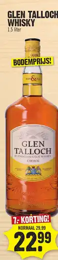 Super Dirck 3 Glen talloch whisky aanbieding