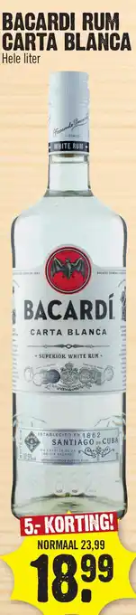 Super Dirck 3 Bacardi rum carta blanca aanbieding