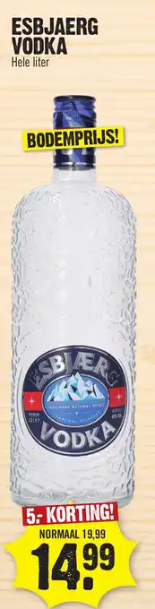 Super Dirck 3 Esbjaerg Vodka aanbieding