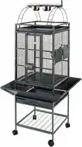 Bol.com Strong Vogelkooi Villa Helios - Zwart - 69 x69 x 144 cm aanbieding