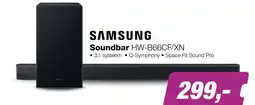 EP SAMSUNG Soundbar HW-B66CF/XN aanbieding