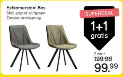 Leen Bakker Eetkamerstoel Bas aanbieding