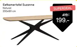 Leen Bakker Eetkamertafel Suzanne aanbieding