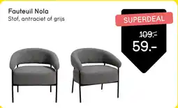 Leen Bakker Fauteuil Nola aanbieding