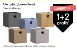 Leen Bakker Alle opbergboxen Kenzi aanbieding
