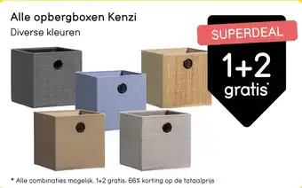 Leen Bakker Alle opbergboxen Kenzi aanbieding