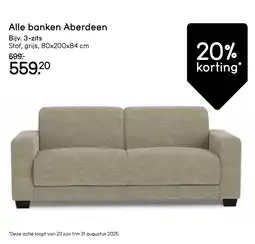 Leen Bakker Alle banken Aberdeen aanbieding