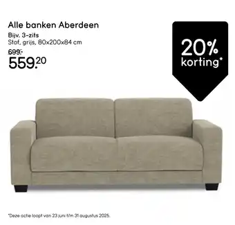 Leen Bakker Alle banken Aberdeen aanbieding