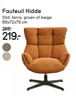Leen Bakker Fauteuil Hidde aanbieding