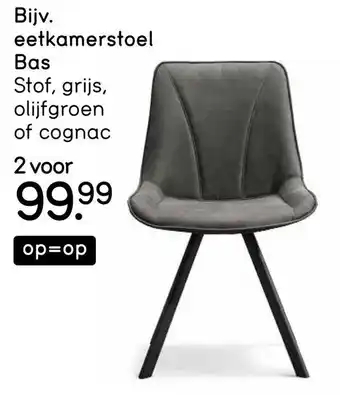 Leen Bakker Eetkamerstoel bas aanbieding