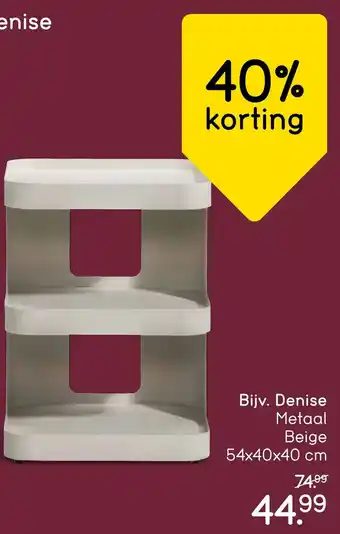 Leen Bakker Denise Metaal Beige aanbieding
