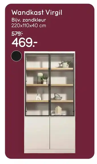 Leen Bakker Wandkast Virgil aanbieding