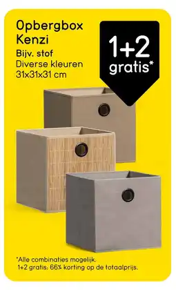 Leen Bakker Opbergbox Kenzi aanbieding