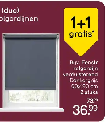 Leen Bakker Fenstr rolgordijn verduisterend aanbieding
