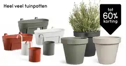 Leen Bakker Heel veel tuinpotten aanbieding