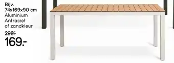 Leen Bakker Aluminium of zandkleur aanbieding