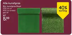 Leen Bakker Alle kunstgras aanbieding