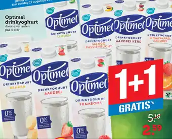 Dagwinkel Optimel drinkyoghurt aanbieding