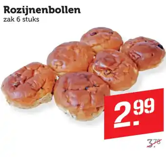 Dagwinkel Rozijnenbollen aanbieding