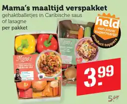 Dagwinkel Mama's maaltijd verspakket aanbieding