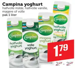 Dagwinkel Campina yoghurt aanbieding