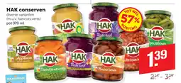 Dagwinkel HAK conserven aanbieding