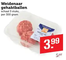Dagwinkel Weidenaar gehaktballen aanbieding