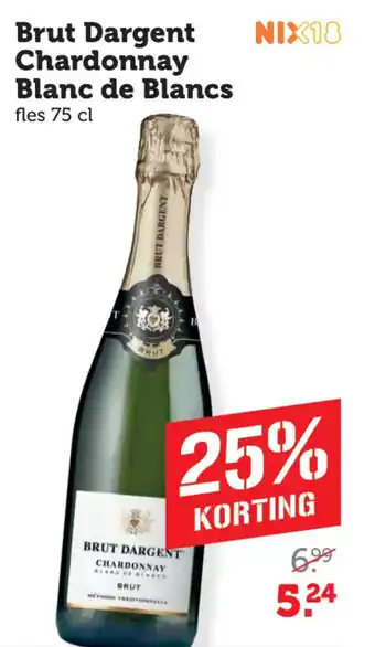 Dagwinkel Brut Dargent Chardonnay Blanc de Blancs aanbieding