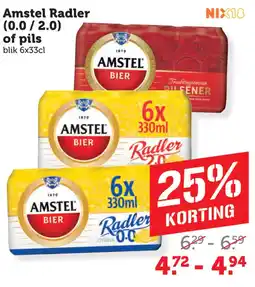 Dagwinkel Amstel Radler 0.0/2.0 of pils aanbieding