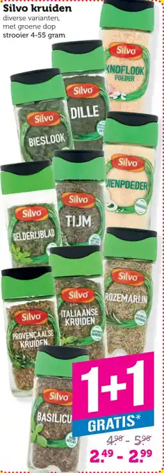 Dagwinkel Silvo kruiden aanbieding